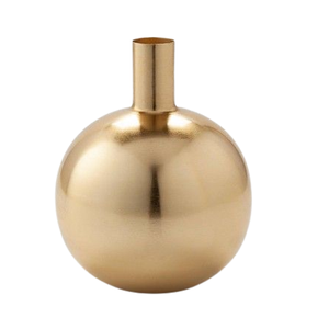 Vaisselle moderne en métal nickelé Vase à fleurs au design élégant pour la décoration de la maison Vases à fleurs en métal poli brillant - Product Image 3