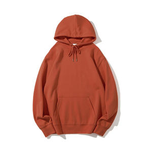 Venta al por mayor pulóver 300 Gsm Sudadera con capucha logotipo personalizado impresión bordado Unisex en blanco liso DDP envío - Product Image 3