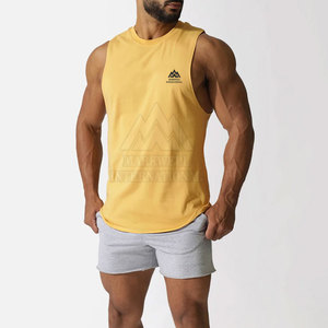 Comfortable Gym Fitness Clothing <b>Men</b> <b>Singlets</b> Active Wear Low Price In Stock <b>Men</b> <b>Singlets</b> - Product Image 2