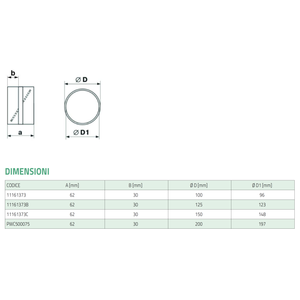 Manguera de Acoplamiento de PVC con Válvula Tecnosystemi para Sistemas de Ventilación y Extracción de HVAC - Product Image 3