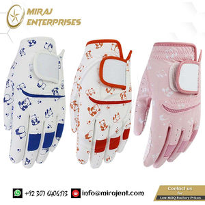 Gants de golf adaptés aux enfants garçons et filles tous temps en cuir de mouton antidérapant respirant doigt complet sport gant de pluie - Product Image 6