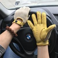 Gants en cuir de mouton véritable de haute qualité Heritage, compatibles avec les écrans tactiles, pour la plage, les voyages, le cyclisme quotidien, les occasions décontractées et les fêtes