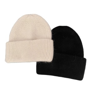 Bonnets en laine double couche à la mode pour hommes, bonnet de ski de protection des oreilles avec velours épaissi pour les vêtements de plage - Product Image 3