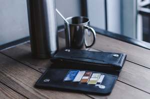 กระเป๋าคลัทช์หนังเทียมทรงสลิมมีซิปอเนกประสงค์สำหรับผู้ชาย LWM-0304สไตล์วินเทจตามสั่ง - Product Image 6