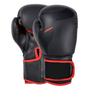 Guantes de Boxeo de Piel Sintética con Logotipo Personalizado, con Soporte para Muñeca y Características Elásticas para Entrenamiento y Combate - Product Image 1