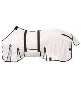 도매 하이브리드 콤보 말 깔개 플라이 시트 완전 통기성 여름 메쉬 담요 부착 후드 말 하우스 제조업체 Kanpur - Product Image 2