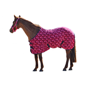 Vente chaude en gros tapis de cheval équestre confortable imperméable motif polaire imprimé maille pour l'équitation d'hiver - Product Image 4