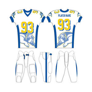 Kivotech Uniforme de football américain pour jeunes au design personnalisé Top Design Club Team Wear Cousu Nom numéro American Football Wear - Product Image 3