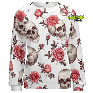 เสื้อสเวตเชิ้ต CATCHY GEARS ผ้าคอตตอนหนาน้ำหนัก 340 กรัม แบบยูนิเซ็กซ์ ODM คุณภาพสูง สกรีนโลโก้ได้ตามสั่ง คอกลม ระบายอากาศได้ดี แขนยาว ไซส์ใหญ่ - Product Image 5