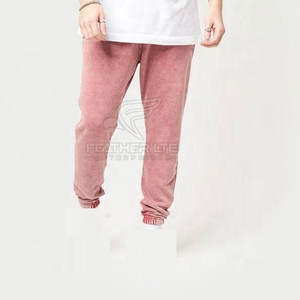 Pantalon de survêtement classique à l'acide pour hommes avec coupe décontractée et poches latérales profondes Joggers doux à l'acide avec un look Streetwear élégant - Product Image 2