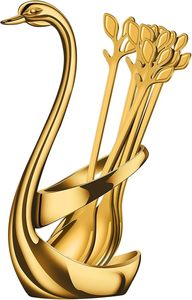 ช้อนทองเหลืองทรงกระต่ายยาวกลมสีทองดีไซน์แบบหรูหราใช้สำหรับบ้านร้านอาหารและโรงแรมออกแบบได้ตามต้องการ - Product Image 2