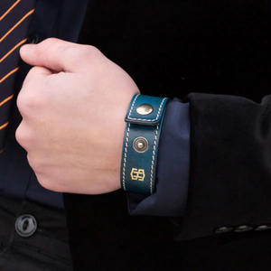 Unisexe élégant Twisted Reeve Bracelet en cuir réglable Accessoires de mode par fabricant grossiste Prix très bon marché - Product Image 2