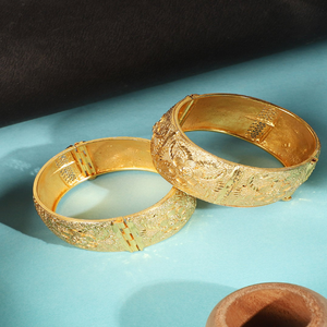 Brazaletes de latón chapados en oro, brazalete de moda, pulseras de joyería de moda, brazaletes de joyería de alta calidad para mujer, precio de fábrica - Product Image 2