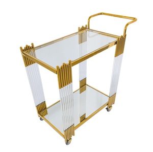 Le dernier chariot de service de nourriture de luxe fabriqué à la main Trending Designing Handmade Food Serving Trolley. - Product Image 1