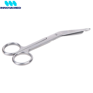 Faites vos propres ciseaux à pansement chirurgical Poignée antidérapante Meilleur matériau Ciseaux à pansement chirurgical PAR INNOVAMED Écologique - Product Image 4