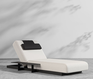 Chaise longue <span class=keywords><strong>de</strong></span> plage <span class=keywords><strong>de</strong></span> luxe pour hôtel, coussin épais, mobilier d'extérieur en aluminium, transat pour <span class=keywords><strong>piscine</strong></span> <span class=keywords><strong>de</strong></span> complexe hôtelier - Product Image 2