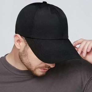 Gorra de béisbol clásica ajustable de 5 paneles, deportiva, impermeable, Oxford y tela de rizo, bordado de tela adherida - Product Image 1