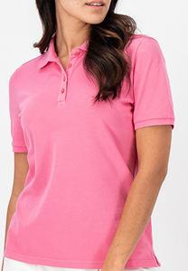 Polo à séchage rapide t-shirts décontracté léger col tournant chemises de Golf dames coupe ajustée 100% coton été Polo t-shirts femmes - Product Image 6