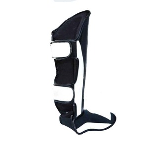 Protector de protección de Espinilla de cuero profesional para hombres, uso para adultos, ropa de lucha de Kickboxing con espinilleras de seguridad, protectores y calentadores de piernas - Product Image 2