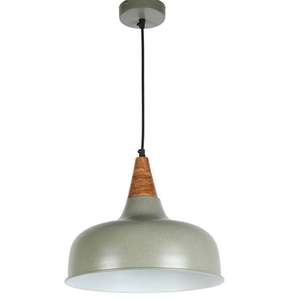 Customized Round Metal Gray Hanging Lamp <b>Pendant</b> Adjustable Height for Hotel & Home Decoration - Product Image 2