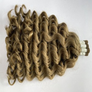 Extensiones Remy vietnamitas al por mayor de alta calidad, máquina de ondas naturales, procesamiento químico de doble trama, ninguna de las mejores ondas profundas crudas - Product Image 2