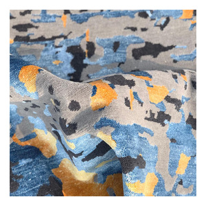 New Arrival 100 Knots Handspun Twisted <b>Bamboo</b> Silk High Traffic Custom Modern Rug Factory HandKnotted Indo Nepali <b>Floor</b> Mat - Product Image 1