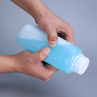 Bouteilles en plastique HDPE vides de 100 ml à 1000 ml, étanches, avec bouchon à vis, conteneurs en plastique pour l'emballage de produits chimiques, vente en gros