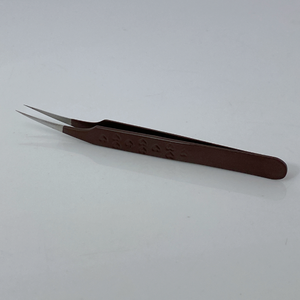 Pinzas para pestañas, logotipo personalizado, Etiqueta Privada, punta de fibra de acero inoxidable, venta al por mayor, pinzas de extensión de punta de fibra - Product Image 2