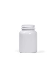 Boîte en plastique blanche pour capsules, emballage de flacon de vitamines et de comprimés de calcium, boîte de rangement à prix avantageux