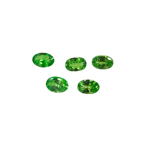 Fabricante Indio Directo, Compre Gemas Sueltas de Tsavorita Natural de Alta Calidad, Corte Ovalado Facetado, a Precios de Mayoreo Accesibles - Product Image 1