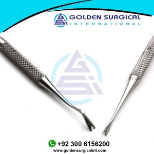 ชุดเครื่องมือทันตกรรมแบบแคบเครื่องมือผ่าตัดสำหรับจัดฟันที่ปลายทั้งสองด้านทำจากสเตนเลสสตีลพร้อมเครื่องขูดโค้ง - Product Image 2