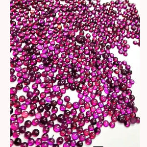 โกเมน rhodonite ธรรมชาติ4-5มม. 1285 CTS Lot iroc ขายพลอยหลวมคุณภาพสูงกลับแบน CAB 3054ชิ้น - Product Image 3