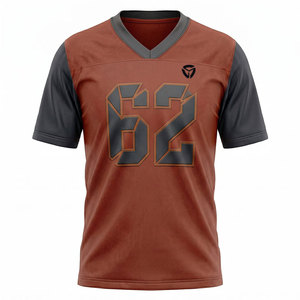 Maillot de football américain en tissu durable et respirant, coupe confortable, parfait pour l'entraînement, les matchs et les professionnels - Product Image 1