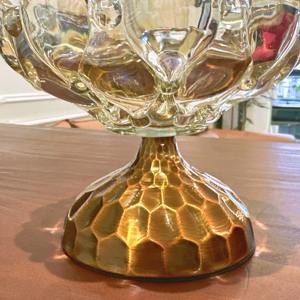 Fournitures de restaurant Incroyable bol de service en métal et en verre Utilisation pour la maison et le restaurant Décors élégants - Product Image 4