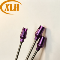 Composants d'implant dentaire en titane personnalisés, pièces usinées CNC de précision, OEM/ODM, numéro de modèle Guangdong