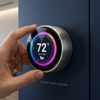 Módulo de Pantalla Inteligente con Perilla Giratoria de 1.28 Pulgadas, 240x240, Interfaz UART, Pantalla IPS Redonda, Solución Completa de Interruptor con Perilla HMI