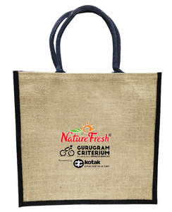 Wholesale Custom Logo Printed <b>Jute</b> <b>Shopping</b> Tote <b>Bag</b> Eco-Friendly Manufactured <b>Jute</b> <b>Bags</b> for Coffee Eco-Friendly Feature - Product Image 4
