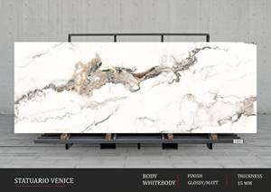 Baldosas de pared de porcelana mate elegante | Tamaño personalizado 1200x3200 800x2400 | Gran formato Durable Calidad de exportación - Product Image 6