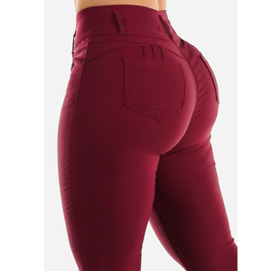 Conception personnalisée Top Vente Femmes Pantalon Raccord Pantalons Décontractés de Haute Qualité Pantalons Longs Bas Haut Slim Taille Haute De BD - Product Image 5