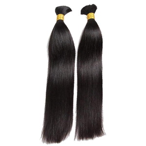 Vietnam Remy Hair Afro Kinky Curly Bulk Human para trenzar Dreadlocks Crochet Braid Hair 8 "Extensiones de cabello humano - Product Image 3