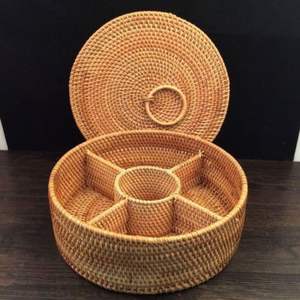 Plateau Fruits Secs Avec Couvercle Haute Qualité Made in India Présentation made by Tayyab Handicraft - Product Image 2