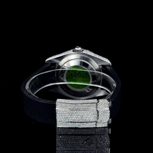 Elegante Reloj de Pulsera Unisex de Acero Inoxidable con Esfera Romana de Cristal, Resistente al Agua, Completamente Acrílico, Estilo Hip Hop, para Negocios y Moda - Product Image 3