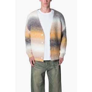 Cardigan en tricot dégradé - Multicolore 60% Laine 40% Viscose Coupe Standard - Product Image 2