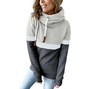 High Quality Different Color Custom <b>Women</b> <b>Hoodie</b> Fleece Material Customized Drawstring and Quick Dry Pullover Winter Woman Hoody - Product Image 2