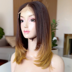Haute qualité coupe couche droite perruques de couleur personnalisée en 100% vrais cheveux humains vietnamiens - Product Image 3