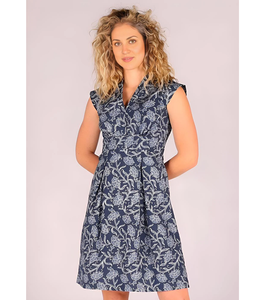 Robe Billie en coton à manches courtes pour femmes, robe confortable pour tous les jours avec des détails, sensation légère et silhouette féminine attrayante - Product Image 6