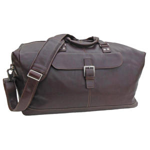 High Quality Heavy Duty Men's Duffle Bag Large Genuine Leather Multi-Function <b>Travel</b> Bag Smocked Design - Product Image 1