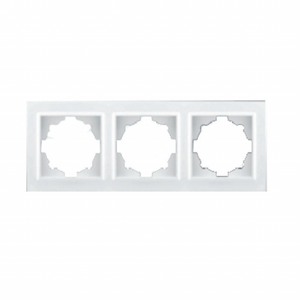 Offre Spéciale moderne blanc ABS plastique 16A 220V normes ue/royaume-uni/états-unis Triple cadre prise interrupteur pour bureau à domicile de haute qualité - Product Image 1