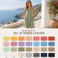 Vente en gros de robes pour femmes, robes décontractées tendance printemps-été, robes maxi fluides pour femmes