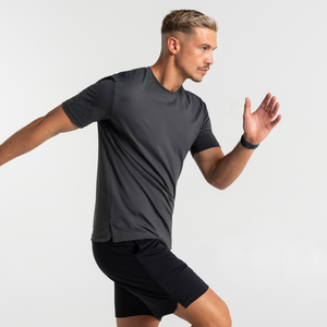 T-shirt formel à manches courtes unisexe pour homme/femme, en polyester/coton tricoté, écologique, anti-froissement, séchage rapide, 250 g/m², neuf - Product Image 3